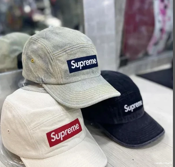Washed White Black Blue Washed SS23 CAP DENIM Water Camping Water Tannin Hat CAMP 0731
